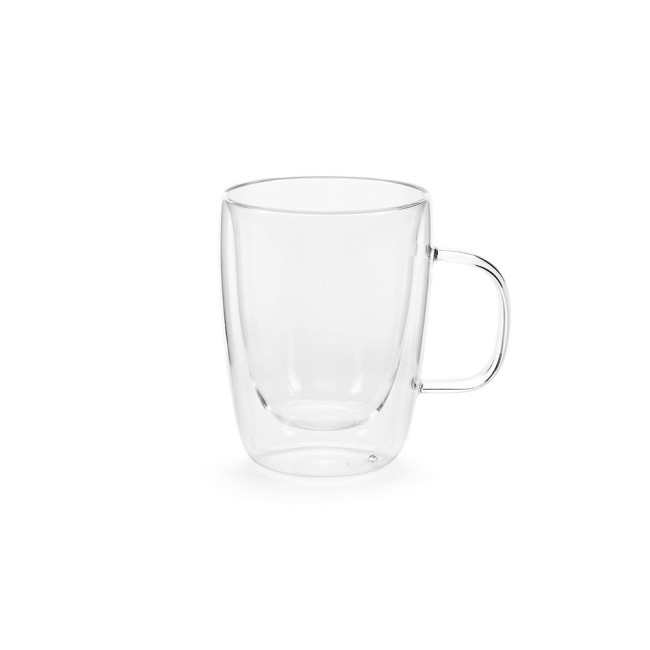 Custom Printed Elbe 350 Mug Borosilicate Glass 300ml - Image 1