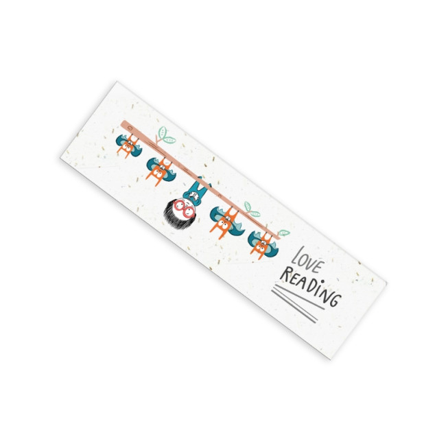 Custom Printed Seeded Paper Small Bookmarks (1PP)