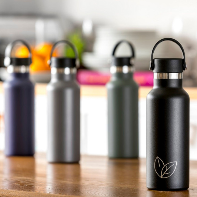 Custom Printed Santos 500ml Recycled Insulated Bottle - Image 8