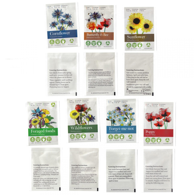 Custom Printed Green & Good Standard Seed Packet - Image 2