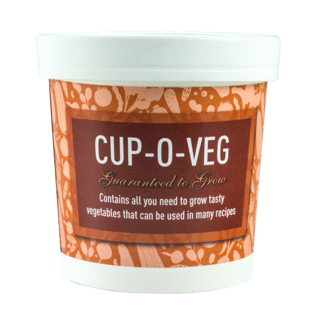 Custom Printed Green & Good Seed Cups - Cup-o-Vegetables - Image 1