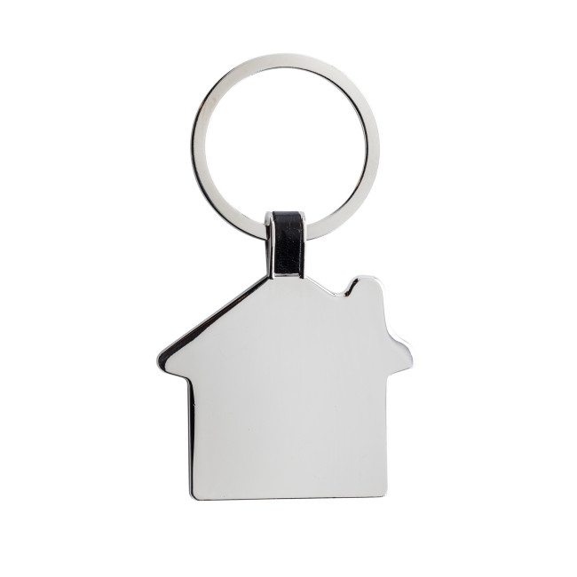 Custom Printed RCS Recycled Zinc Alloy House Keyring