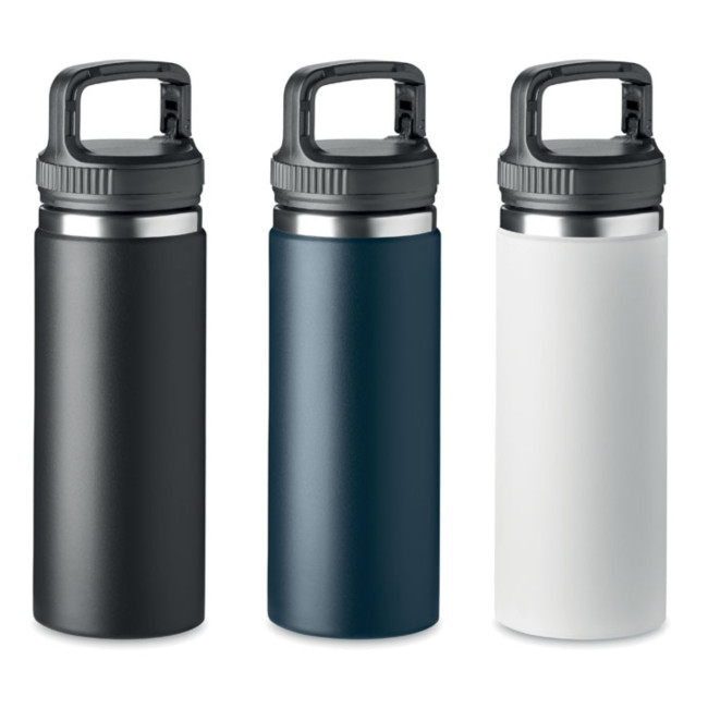 Custom Printed Double Wall Stainless Steel Flask 500ml - Image 1