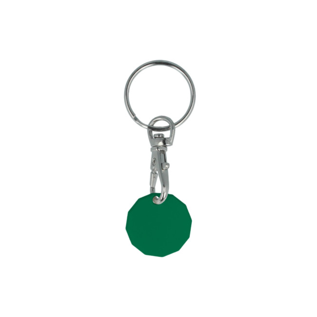 Custom Printed Trolley Coin Keyring - Image 5