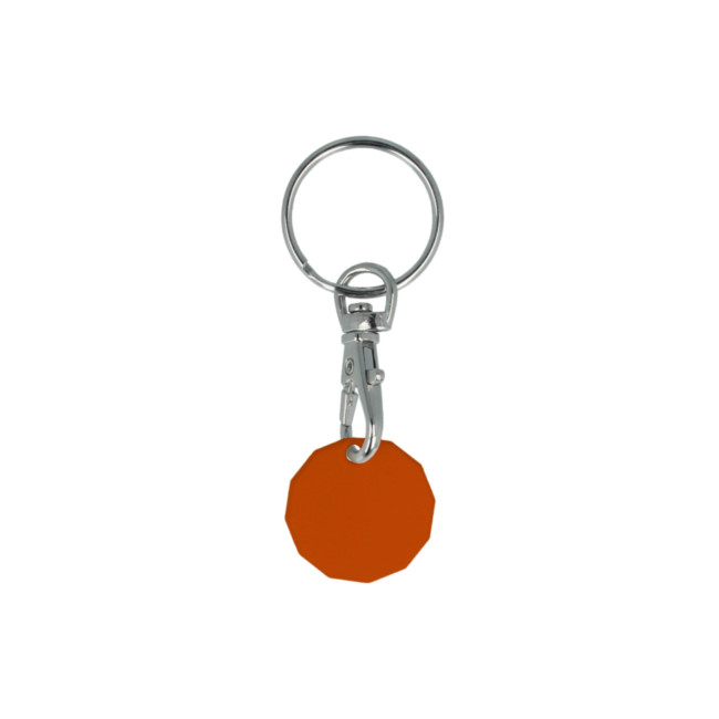 Custom Printed Trolley Coin Keyring - Image 6