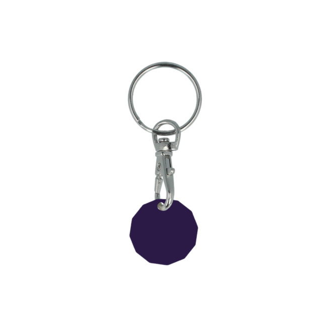 Custom Printed Trolley Coin Keyring - Image 7