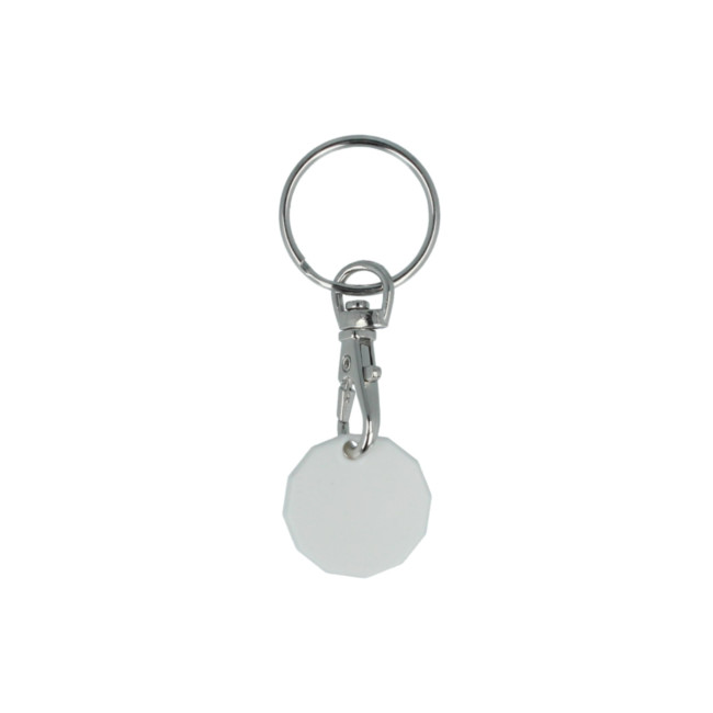 Custom Printed Trolley Coin Keyring - Image 9