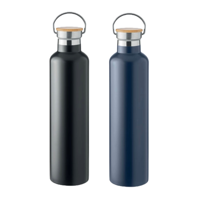 Custom Printed Double Wall Stainless Steel Flask 1L - Image 1