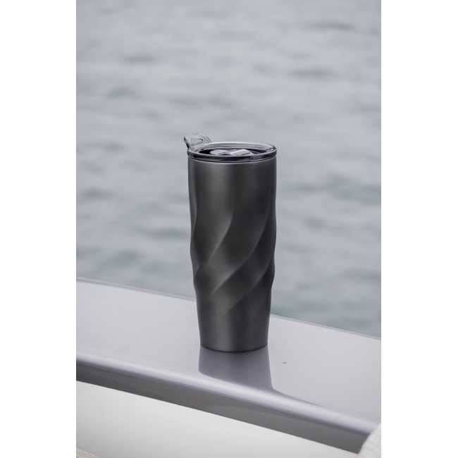 Custom Printed BrandCharger Recycled Steel Travel Mug 500ml - Image 3