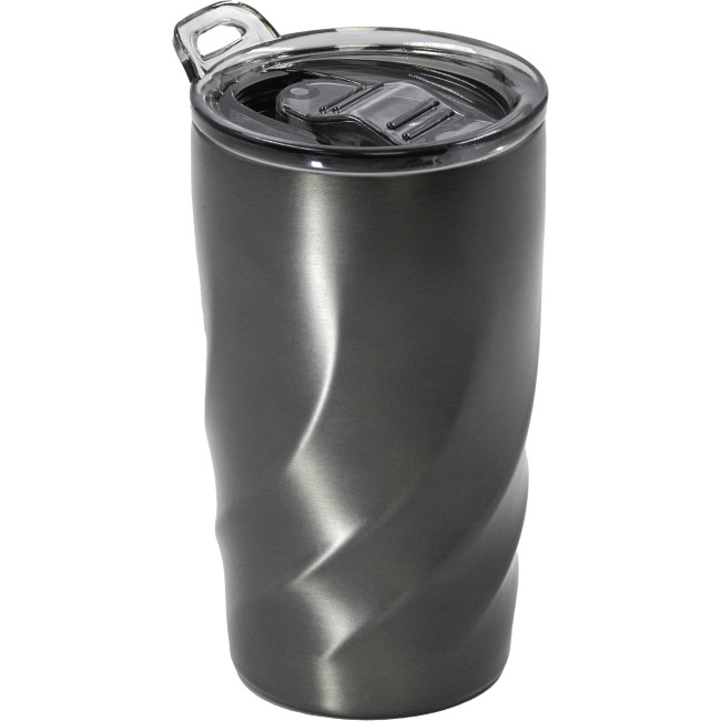 Custom Printed BrandCharger Recycled Steel Travel Mug 400ml - Image 1