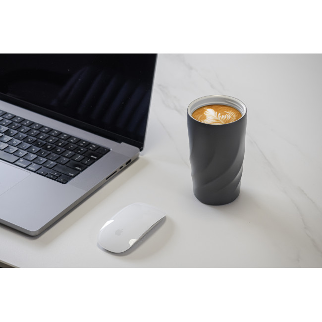 Custom Printed BrandCharger Recycled Ceramic Coated Travel Mug 400ml - Image 3