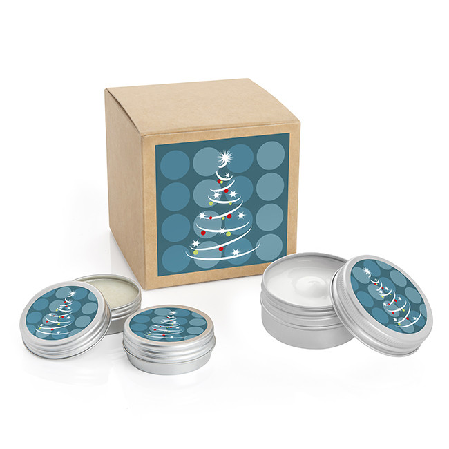 Custom Printed Christmas Treats in Gift Box