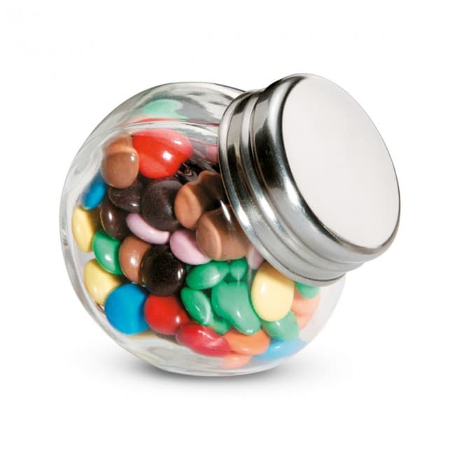 Custom Printed Chocolates In Glass Holder - Image 1