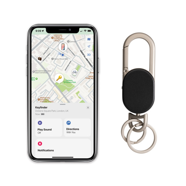 Custom Printed Keyfinder Keychain With Worldwide Locating And USB C - Image 2