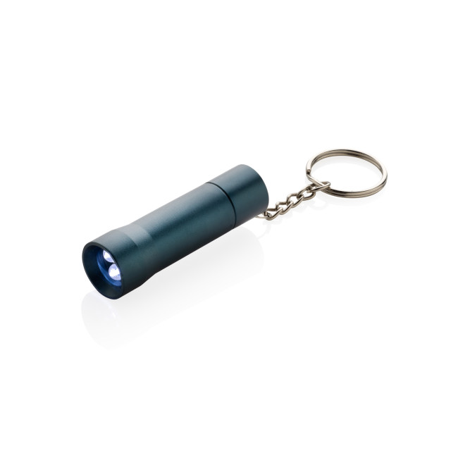 Custom Printed Flash RCS Recycled Aluminium Keychain Torch - Image 3