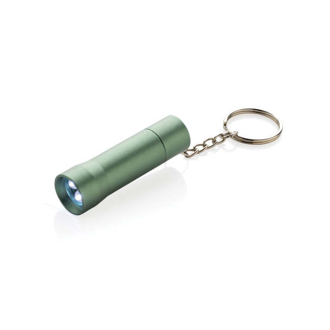 Custom Printed Flash RCS Recycled Aluminium Keychain Torch - Image 4