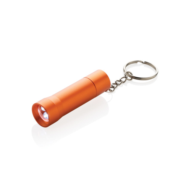 Custom Printed Flash RCS Recycled Aluminium Keychain Torch - Image 5