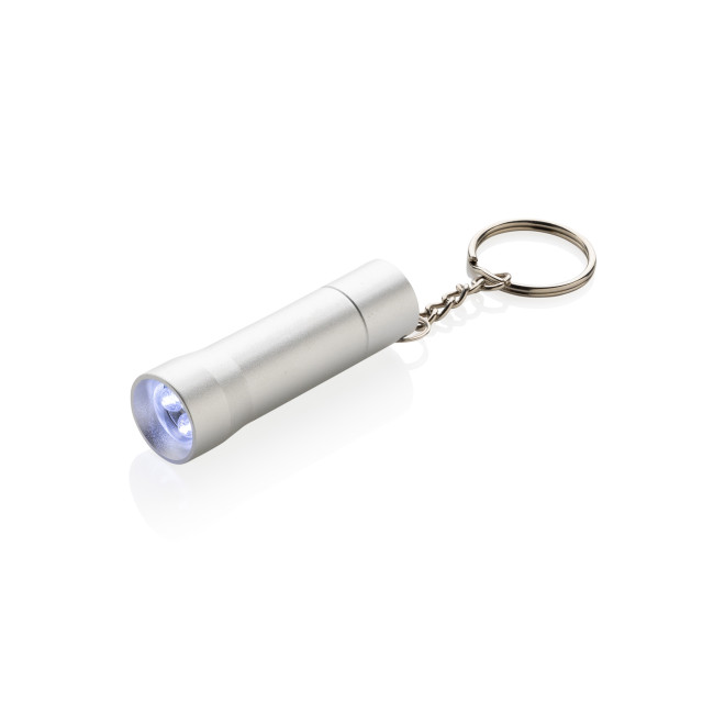 Custom Printed Flash RCS Recycled Aluminium Keychain Torch - Image 6