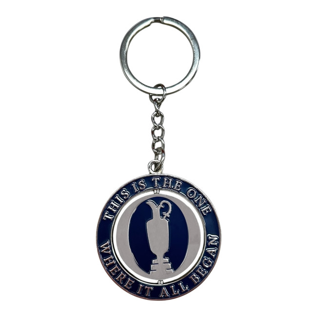 Custom Printed Enamel Spinning Keyring