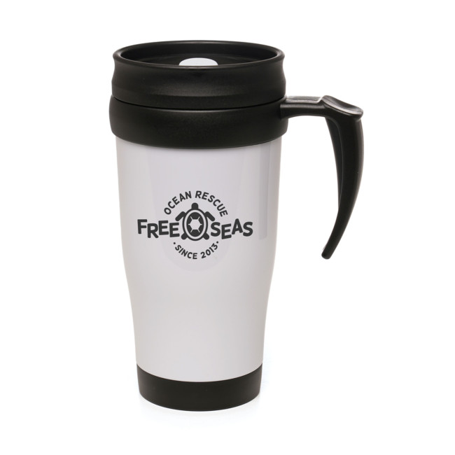 Custom Printed Polo Plus Recycled 400ml Travel Mug - Image 4