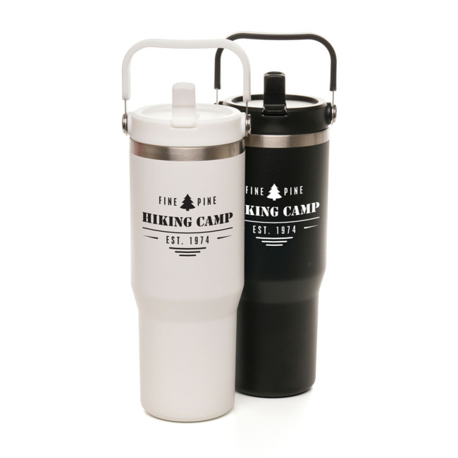 Custom Printed Everest Hydra-Flip 900ml Travel Mug - Image 1