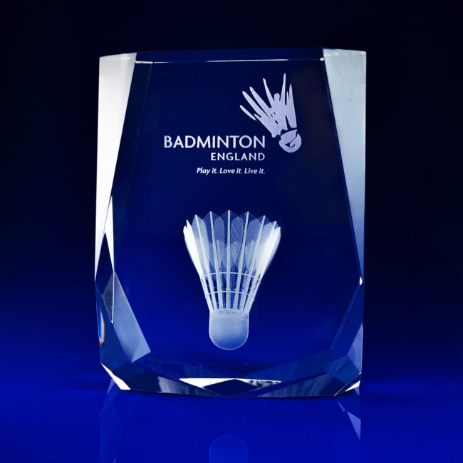 Custom Printed Chamonix Crystal Trophy, 175 - Image 2