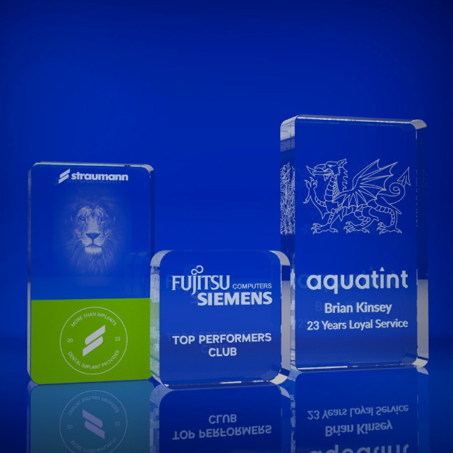 Custom Printed Limelight Crystal Award, 90 - Image 1