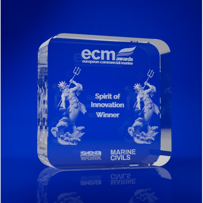 Custom Printed Limelight Crystal Award, 90 - Image 6