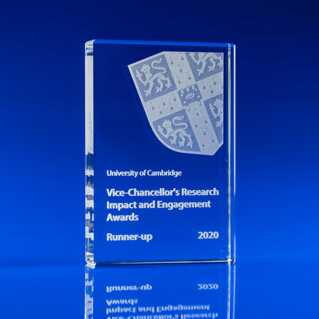 Custom Printed Plaque Crystal Award, 80 - Image 3