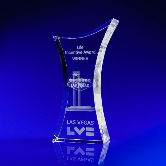 Custom Printed Trophy Crystal Award, 230 - Image 5