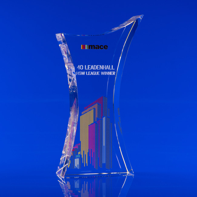 Custom Printed Trophy Crystal Award, 230 - Image 7