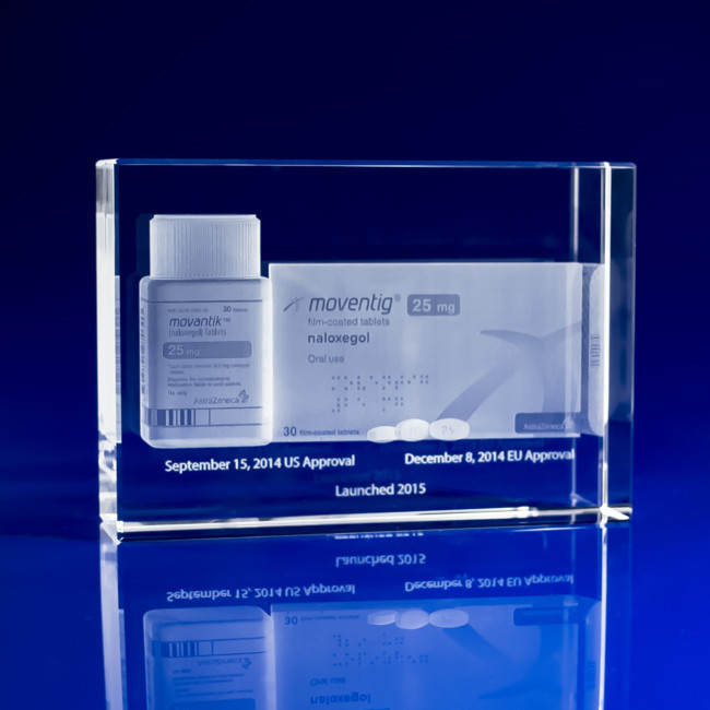 Custom Printed Venice Crystal Award, 200 - Image 5