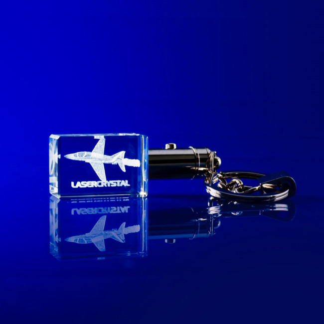 Custom Printed Keyring LED Rectangle - Image 1