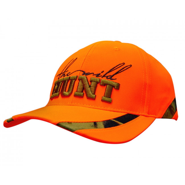 Custom Printed Luminescent Cap with Leaf Camouflage Inserts