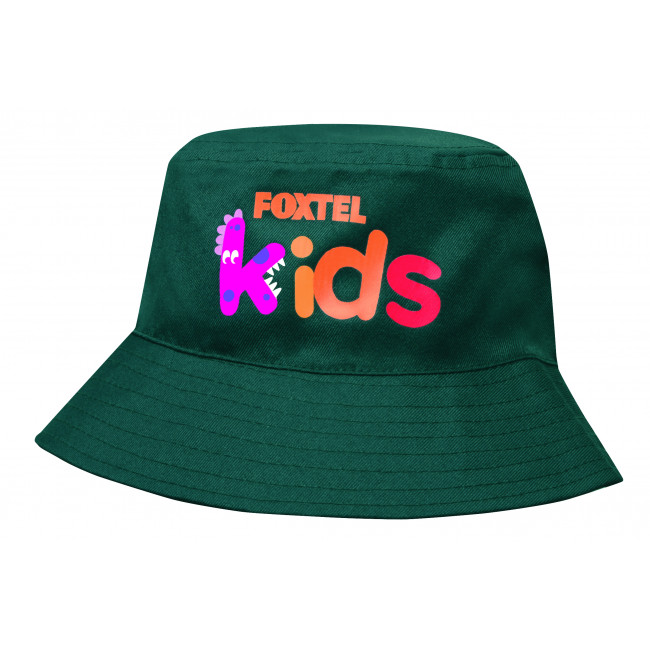 Custom Printed Breathable Poly Twill Infant’s Bucket Hat - 52cm