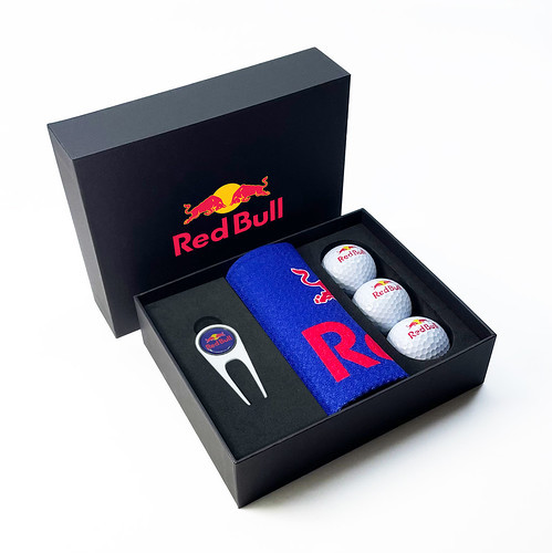 Custom Printed Revo 3 Ball Golf Presentation Box