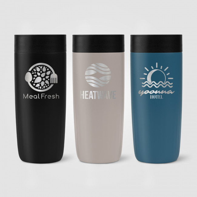 Custom Printed Majesty Recycled Stainless Steel Tumbler 385ml - Image 2