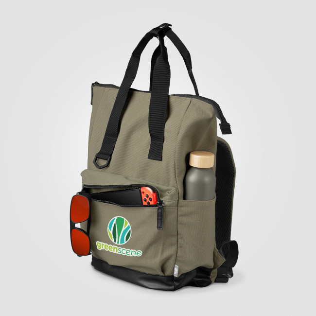 Custom Printed Odyssey Pack Recycled Cotton Canvas Tote Bag 17L - Image 7