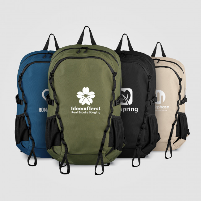 Custom Printed Nordpack Recycled Polyester Sport Backpack 28L - Image 2