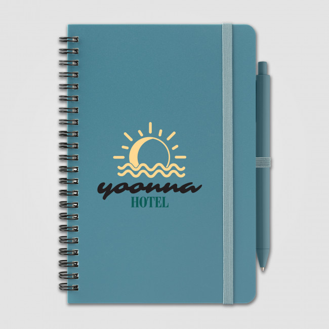 Custom Printed Höga Repreve® Spiral Jotter Notepad A5 - Image 4