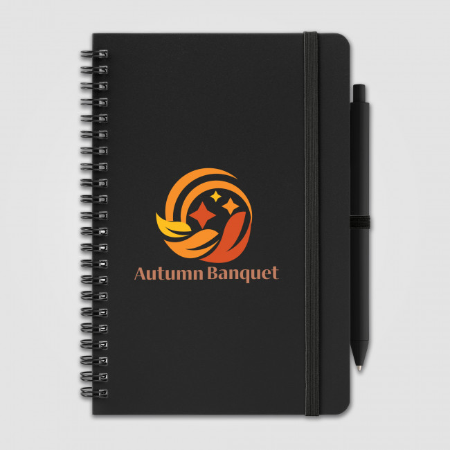 Custom Printed Höga Repreve® Spiral Jotter Notepad A5 - Image 7