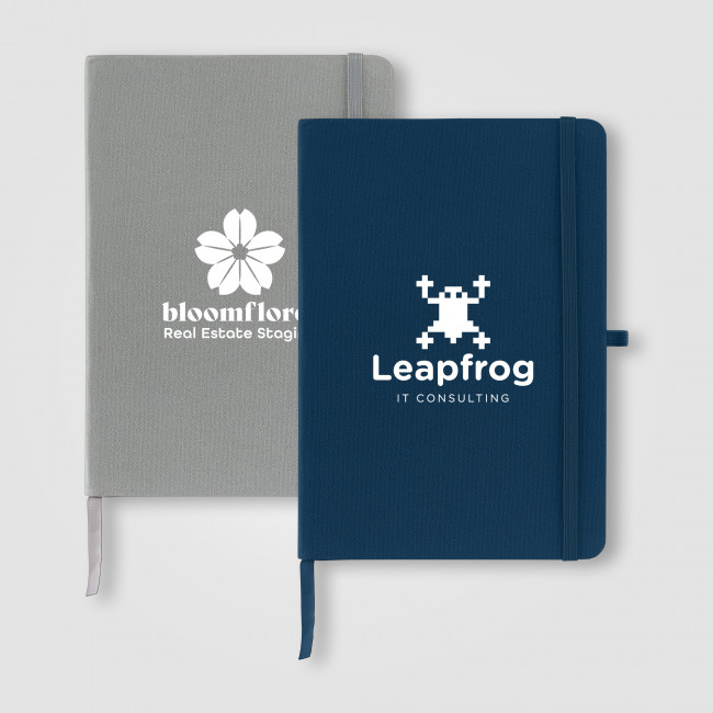 Custom Printed Recycled Cotton Notebook - Image 1