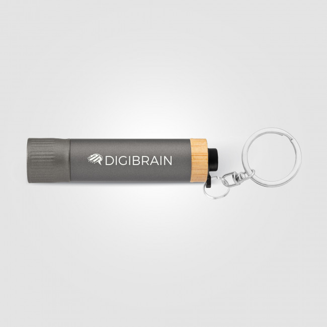 Custom Printed Reborn Recycled Aluminium Keychain Torch - Image 4