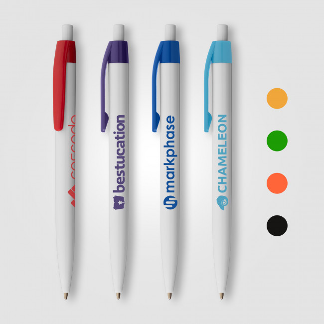 Custom Printed ColourFlow Recycled Plastic Pen - Image 2