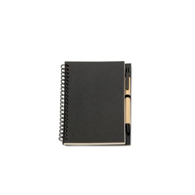 Custom Printed Recycled Paper Notebook & Ballpen - Image 4