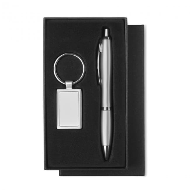 Custom Printed Ball pen and key ring set - Image 4