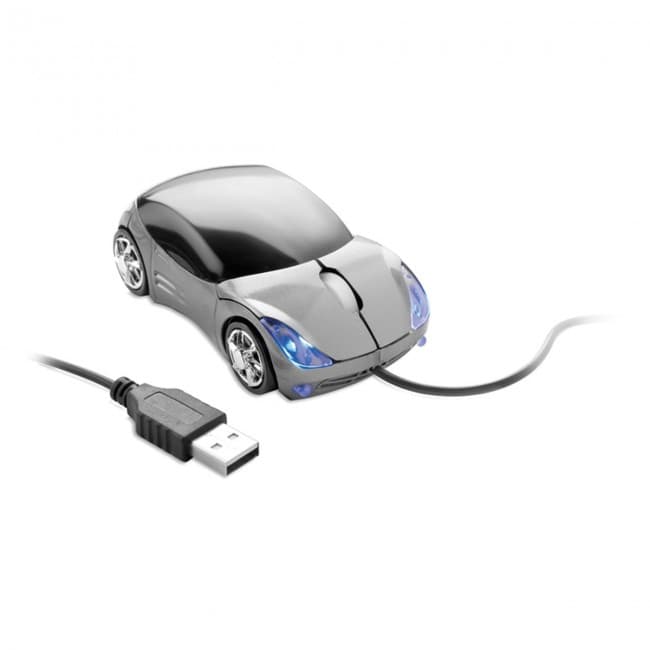 Custom Printed Mouse in car shape - Image 1