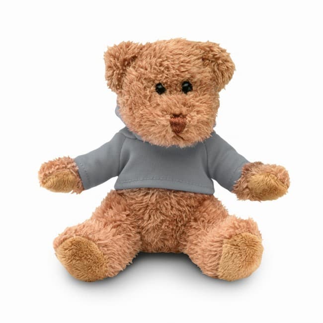 Custom Printed Teddy Bear Plush With Hoodie - Image 1