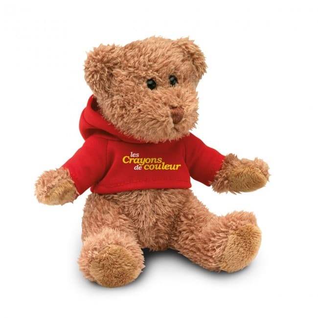 Custom Printed Teddy Bear Plush With Hoodie - Image 9