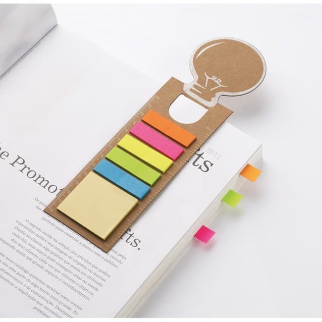 Custom Printed Bookmark With Sticky Memo Pad - Image 8